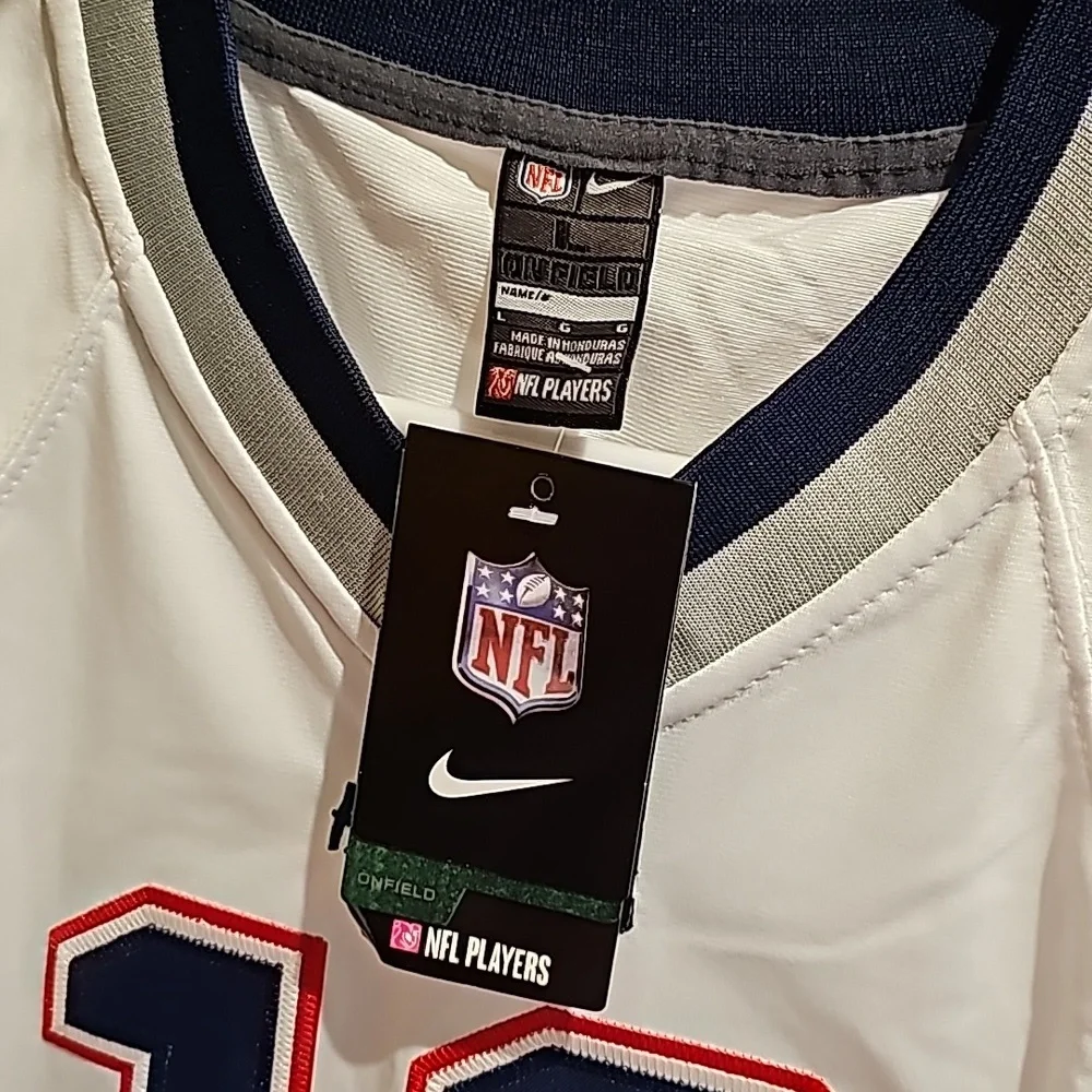 NWT NFL Patriots Brady #12 jersey size large - Picture 5 of 6